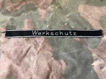 WW2 Werkschutz cufftitle beschikbaar voor biedingen