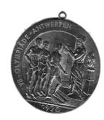 Medaille  Olympiade Antwerpen  copy 1984, Postzegels en Munten, Penningen en Medailles, Overige materialen, Ophalen of Verzenden