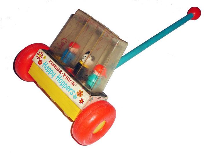 Fisher-Price Happy Hoppers vintage speelgoed, Kinderen en Baby's, Speelgoed | Fisher-Price, Gebruikt, Duw- of Trekspeelgoed, Ophalen