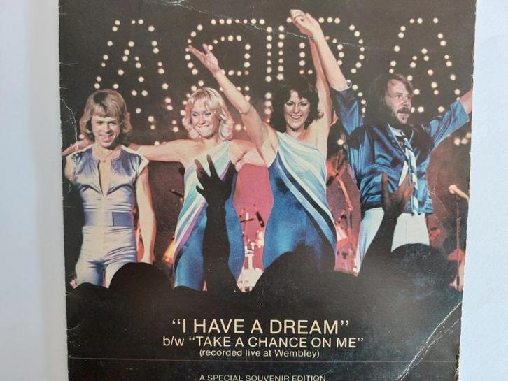 Abba - I Have A Dream / Take A Chance On Me (Live Wembley), Cd's en Dvd's, Vinyl Singles, Pop, Ophalen of Verzenden