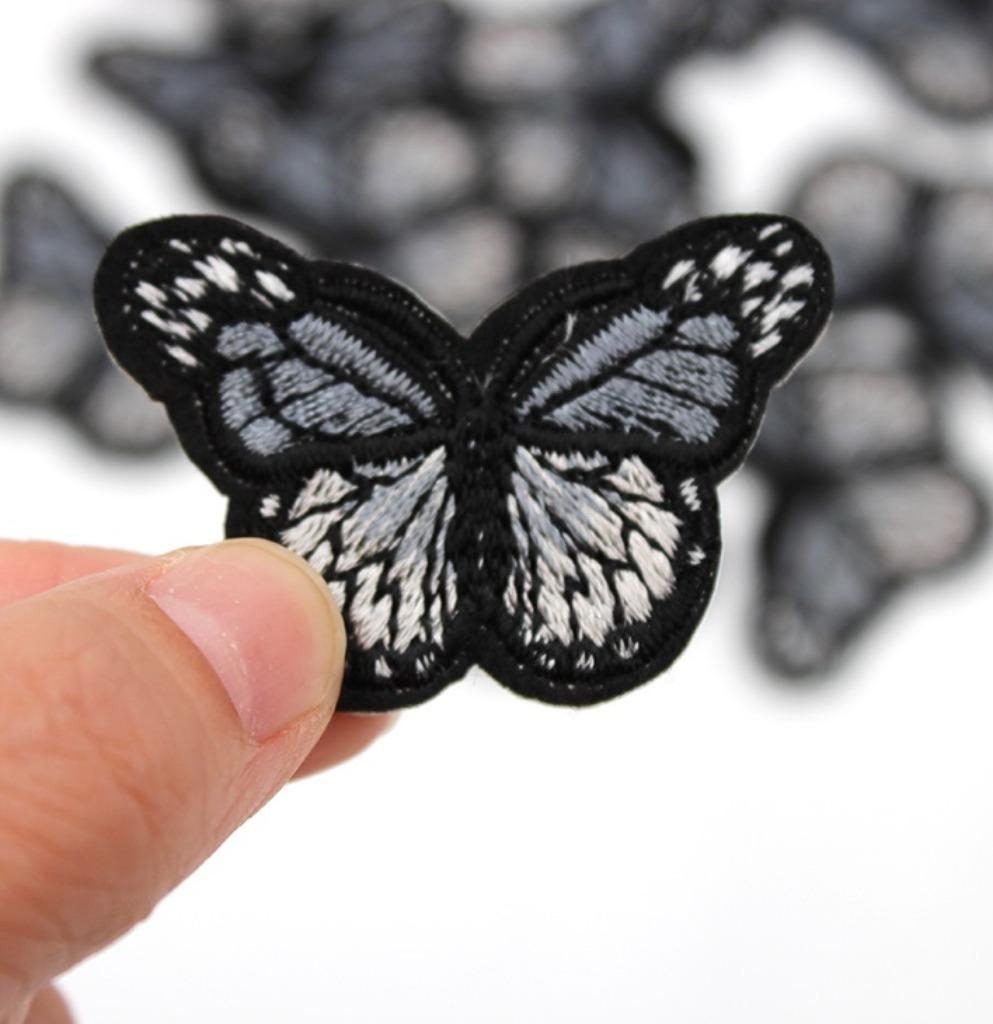Vlinder strijkplaat patch kinderen - 45 x 30 mm, Ophalen of Verzenden, Nieuw