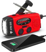 radio d'urgence 2000mAh rouge enroulable rechargeable, Enlèvement ou Envoi, Neuf, Rechargeable