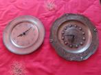 Lot Etain : Horloges, cendriers, bougeoir, cadre, assiette,, Ophalen