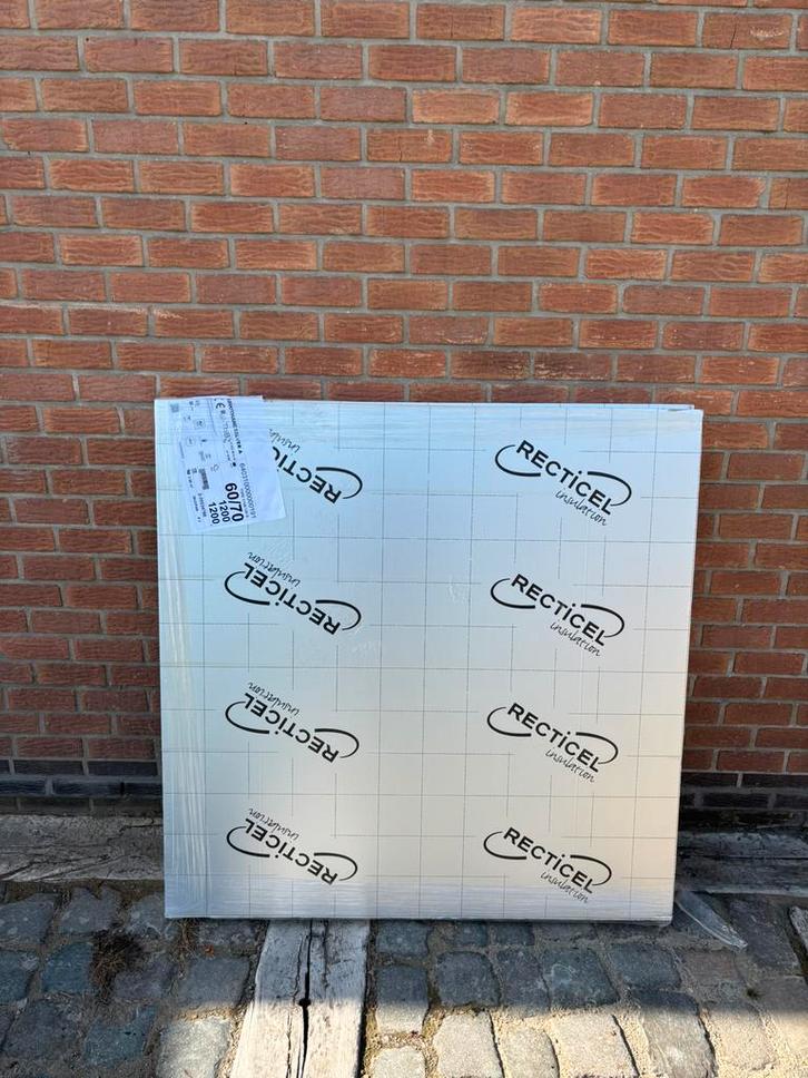 Isolatieplaten Recticel met afschot, Doe-het-zelf en Bouw, Isolatie en Afdichting, Nieuw, Dakisolatie, Hardschuim (Pir), 4 tot 8 cm