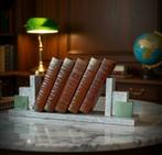 „Celadon jade & Travertine” boekensteunen Zeldzaam..., Ophalen of Verzenden