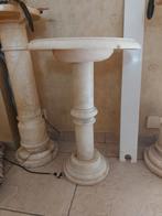 Marmeren bijzettafel 45cm breed x65cm hoog, Ophalen, Zo goed als nieuw