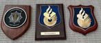 Wapenschildje(s) politie (Nederland) 3x, Ophalen of Verzenden, Overige soorten, Embleem of Badge