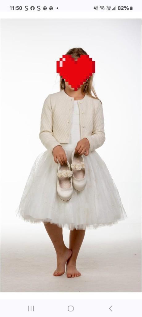 Communiekleed, Enfants & Bébés, Vêtements enfant | Taille 134, Neuf, Fille, Robe ou Jupe, Enlèvement