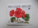 2854 geranium (zonder gom), Enlèvement ou Envoi, Non oblitéré, Timbre-poste, Sans gomme