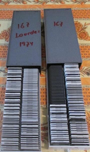 Mooie Oude partij van 167 Dia's - Lourdes in 1974 beschikbaar voor biedingen