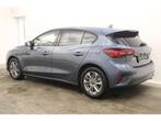 Ford Focus 1.0 Ecoboost Titanium GPS Camera Verw.zetels+stu, Auto's, Focus, Blauw, Bedrijf, Parkeersensor