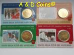 Vaticaan lot 4 coincards 0,50 € + postzegel, Timbres & Monnaies, Monnaies | Europe | Monnaies euro, 2 euros, Série, Enlèvement ou Envoi