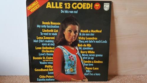 ALLE 13 GOED! DEEL 7 - COLLECT LP (1974) (LP), CD & DVD, Vinyles | Compilations, Utilisé, Pop, 10 pouces, Envoi