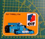 Sticker F1 Tyrrell Ford P34 1976 (6x wielen) elf motor oil, Ophalen of Verzenden