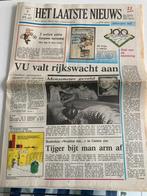 Krant HLN 07 juni 1988 : Rijkswacht,  Europees voetbal, ..., Verzamelen, Krant, Ophalen of Verzenden, 1980 tot heden