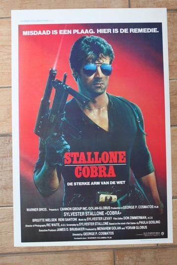 filmaffiche Sylvester Stallone Cobra 1986 filmposter beschikbaar voor biedingen