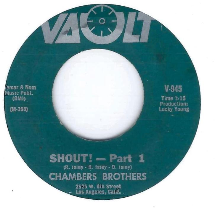 Chambers Brothers – Shout!, Cd's en Dvd's, Vinyl Singles, Gebruikt, Single, R&B en Soul, 7 inch, Ophalen of Verzenden