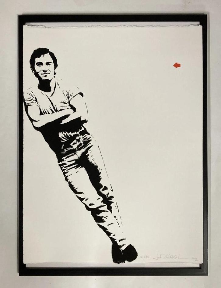 Jef Aerosol: uiterst zeldzame zeefdruk. verzamelaar, Antiek en Kunst, Kunst | Litho's en Zeefdrukken, Ophalen of Verzenden