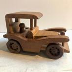 Voiture classique en bois - vintage, Enfants & Bébés, Comme neuf, Enlèvement ou Envoi, Jouet à Rouler ou à Bascule