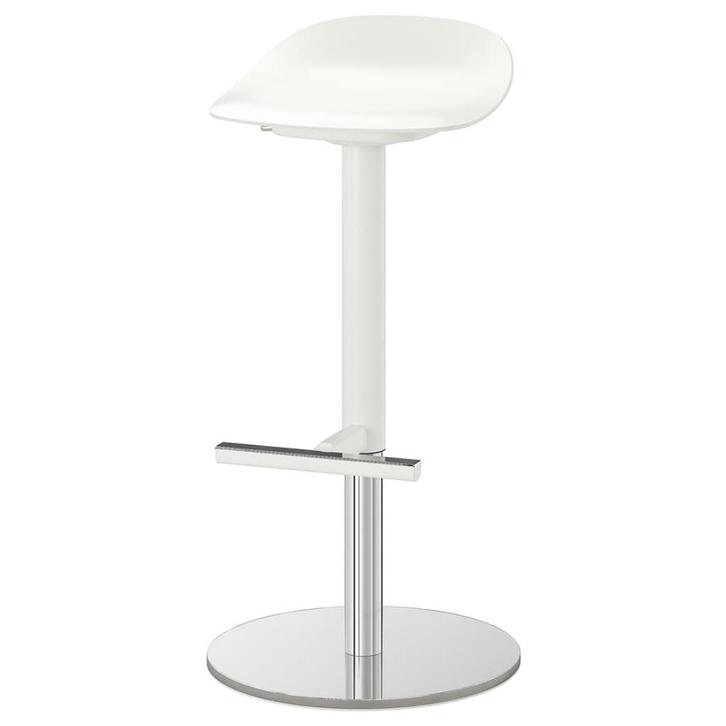Tabouret de bar, Huis en Inrichting, Barkrukken, Zo goed als nieuw, 60 tot 90 cm, Metaal, 2 krukken, In hoogte verstelbaar, Met voetsteun