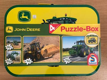 Puzzelbox 4 puzzels John Deere (nieuw!) beschikbaar voor biedingen
