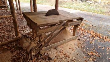Scie circulaire de table pour bois de chauffage 