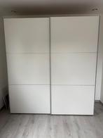Super mooie witte kast met 2 schuifdeuren, Huis en Inrichting, Kasten | Kleerkasten, Ophalen, Met plank(en), Kunststof, 200 cm of meer
