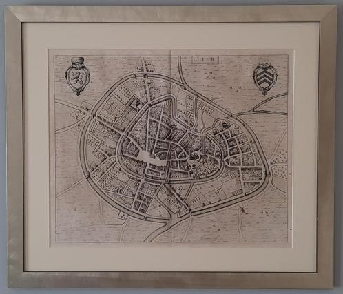 Gravure stad lier (1649), Antiek en Kunst, Kunst | Etsen en Gravures, Ophalen