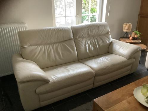 Salon 3zit en 2zit, Huis en Inrichting, Zetels | Complete zithoeken, Gebruikt, Leer, Ophalen