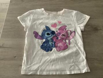 Disney Sticht kinder T-Shirt (Maat 110-116) beschikbaar voor biedingen