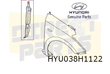 Hyundai i30 4/17-7/20 (HB en Wagon) isolatie voorscherm Rech, Auto-onderdelen, Carrosserie, Spatbord, Hyundai, Nieuw, Verzenden