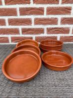 6 Gegratineerde schotels van steengoed 16 cm in diamètre, Huis en Inrichting, Ophalen of Verzenden, Nieuw, Keramiek, Kom(men)