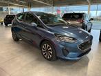 Ford Fiësta 1.0 Ecoboost 100pk Titanium Carplay/Airco/Cruise, Autos, 5 places, Tissu, Bleu, Achat