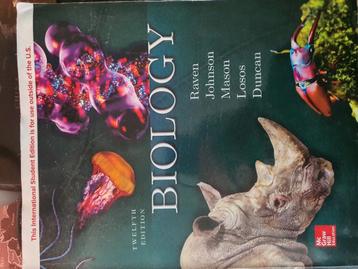 Raven Biology 12th edition. Boek voor biologie/biomedische beschikbaar voor biedingen