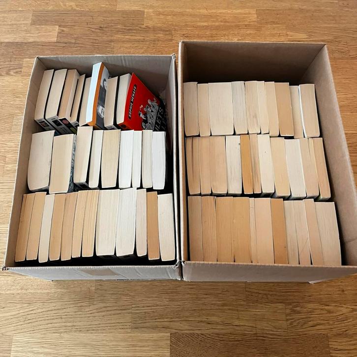 60+ Thriller- en Thriller-boeken — Verenigd/in een bundel, Boeken, Detectives, Gelezen, Ophalen of Verzenden