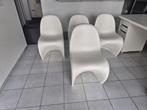 Vitra Panton Chair design stoel wit 4 stuks, Huis en Inrichting, Stoelen, Ophalen, Kunststof, Wit, Design