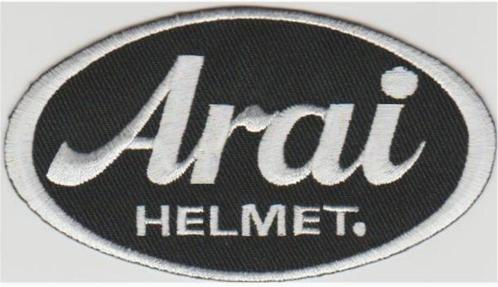 Arai Helmet stoffen opstrijk patch embleem #2, Motos, Accessoires | Autocollants, Envoi