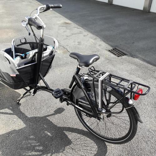 Gazelle Cabby c7 Zwart/ Nieuw!, Vélos & Vélomoteurs, Vélos | Vélos avec bac, Comme neuf, Gazelle, 3 enfants, Pliable, Enlèvement