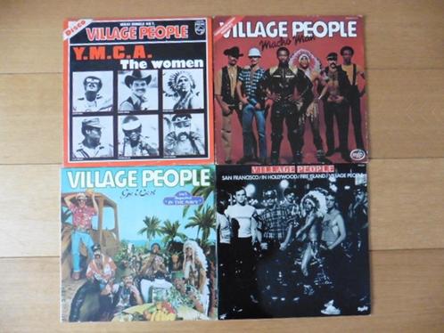 Village People Vinyl Pakket (4 lp's), Cd's en Dvd's, Vinyl | Dance en House, Zo goed als nieuw, Disco, 12 inch, Ophalen of Verzenden