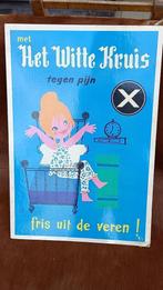panneau d'affichage en carton, analgésique, la Croix Blanche, Enlèvement ou Envoi, Comme neuf, Panneau publicitaire