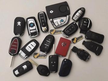  auto sleutels inclusief programmatie en slijpen beschikbaar voor biedingen