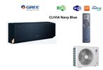 NEW !! GREE CLIVIA NAVY BLUE WARMTEPOMP A+++ R32 WIFI -25, Nieuw, Afstandsbediening, 100 m³ of groter, Ophalen of Verzenden