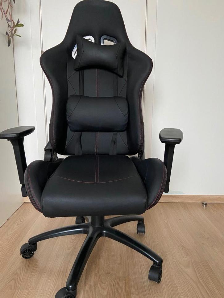 Chaise Gaming, Chaise de Bureau Ergonomique, Maison & Meubles, Chaises de bureau, Comme neuf, Chaise de bureau, Noir, Ergonomique