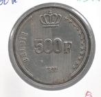 12372 * BOUDEWIJN * 500 francs 1991 flamand * Pr., Envoi, Argent