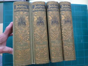Schiller’s Weltgeschichte in 4 Bände – 1900 - 1901 beschikbaar voor biedingen