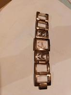 Rose goudkleurige vintage vierkantig horloge Just Cavallie, Overige merken, Staal, Staal, Polshorloge