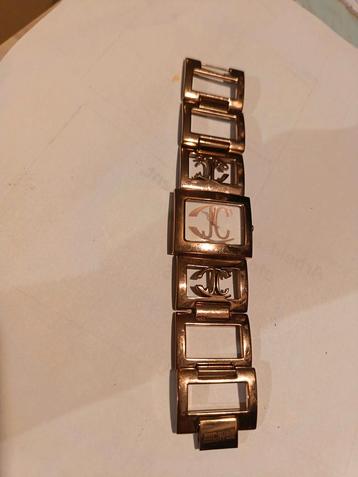 Rose goudkleurige vintage vierkantig horloge Just Cavallie beschikbaar voor biedingen