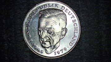 2 Deutsche Mark Kurt Schumacher, 1988 D, Duitsland beschikbaar voor biedingen