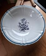 Delfst aardewerk schaal met blauwe bloemen, Ophalen of Verzenden