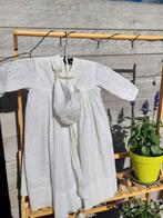 Charmante robe de baptême vintage avec bonnet des années 50., Enlèvement ou Envoi